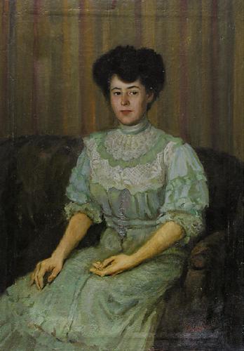 Valentin Serov Portrait of Praskovia Tchaokovskaia oil painting picture